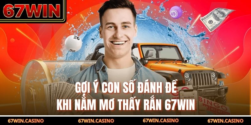 Gợi ý con số đánh đề khi nằm mơ thấy rắn 67WIN